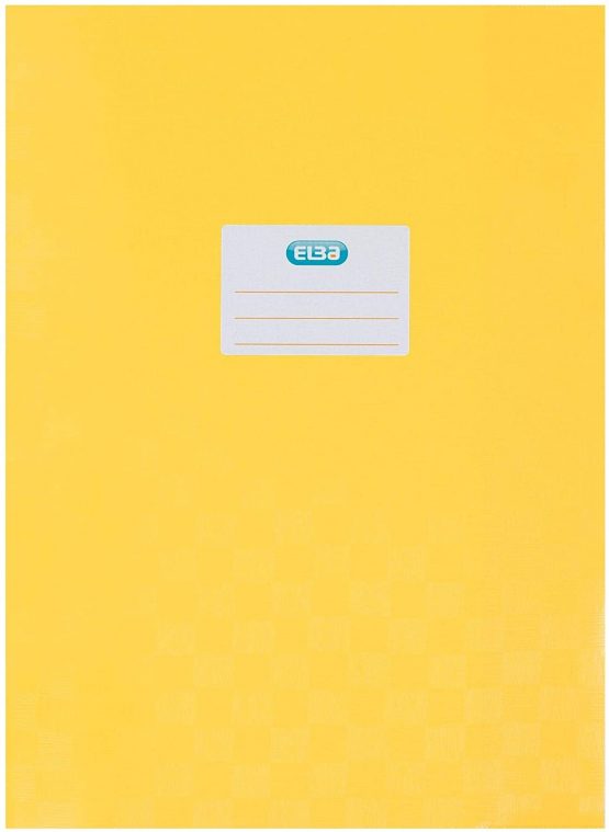 Elba 100800039 Notebook Covers A4 Pack of 10 Embossed Raffia Design Book Cover in 5 Colours Assorted Book Cover Flexible and Wipe-Clean - Image 4
