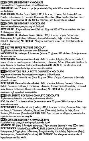 Bulk Bedtime Protein Shake, Micellar Casein Protein Powder, Chocolate, 500 g, Strawberry, 500 g (Pack of 1) - Image 4