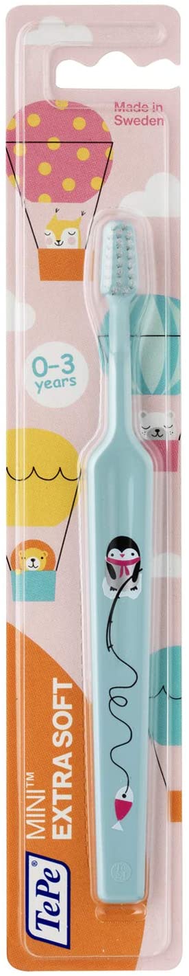 TePe Mini Toothbrush, Extra Soft, 1pc, Kids Toothbrush, Extra Soft bristles for Gentle Cleaning from First Tooth Until 6 yrs - Image 3