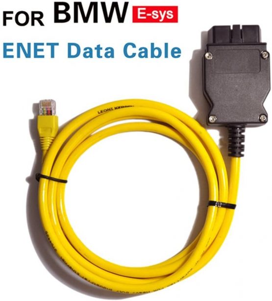 Enet 2 m Ethernet to OBD interface cable, E-SYS ICOM Coding all F-Series