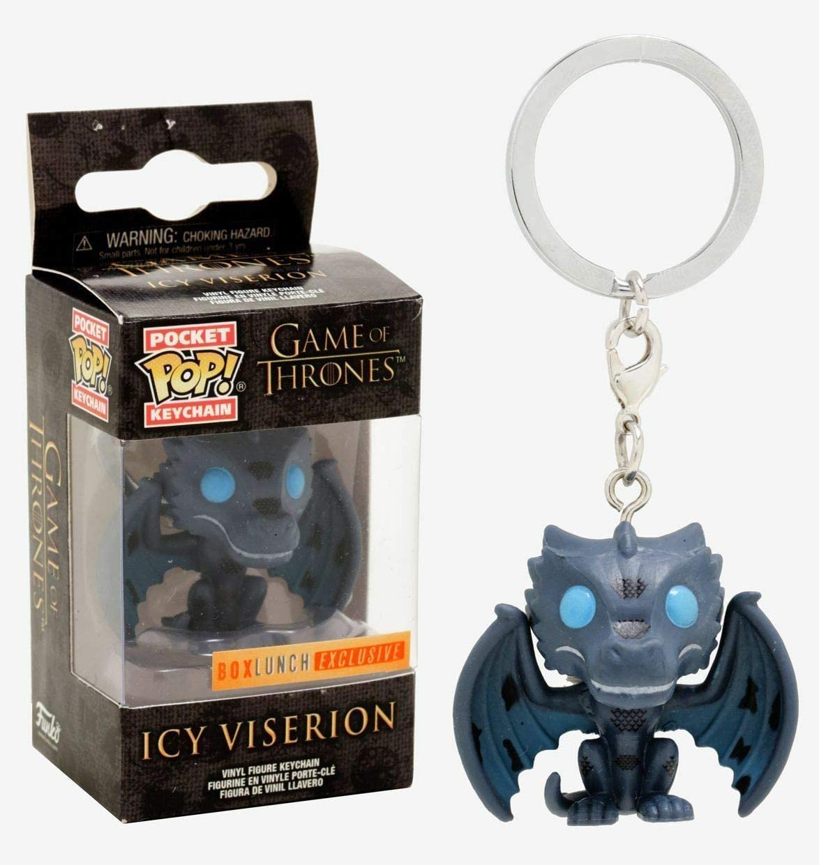Game of Thrones - Icy Viserion Pocket Pop! Keychain, Blue