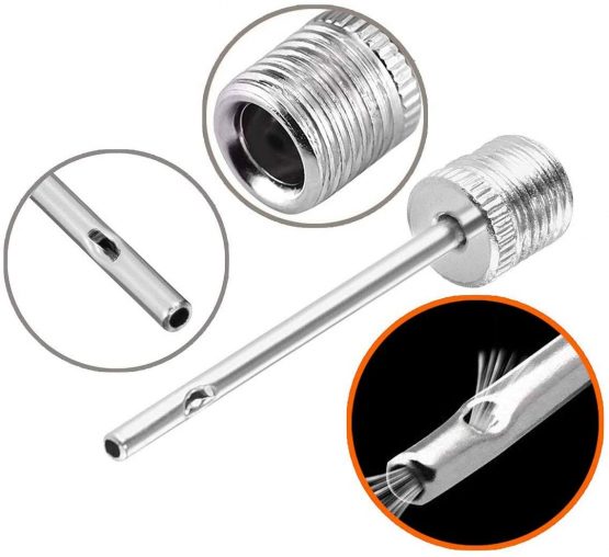 TYPHEERX Ball Pump Needle, 8Pcs Stainless Steel Sports Balls Inflator Needles for Basketball, Soccer, Rugby, Waterpolo Balls(Silver) - Image 3