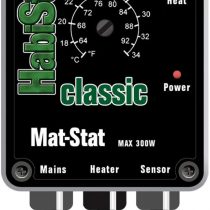 Habistat - Classic On/Off Mat Stat Thermostat - Black - 300w - Accurate Dial - Easy to Use - Ideal For Controlling Heat Mats