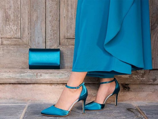 Satin Clutch Handbag - Image 4