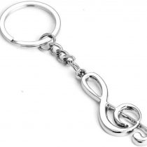 Seraphis Musical Note Treble Clef Keyring Guitar Instrument Musician Gift