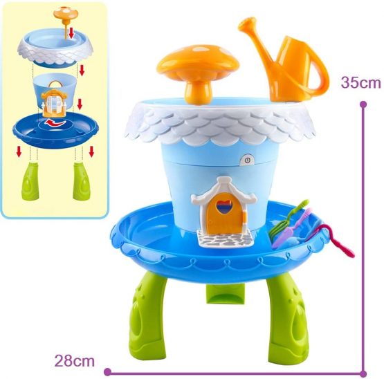 deAO Fairy Tale DIY Miniature Gardening Magical Cottage Play Set and Gardening Accessories for Kids - Image 4