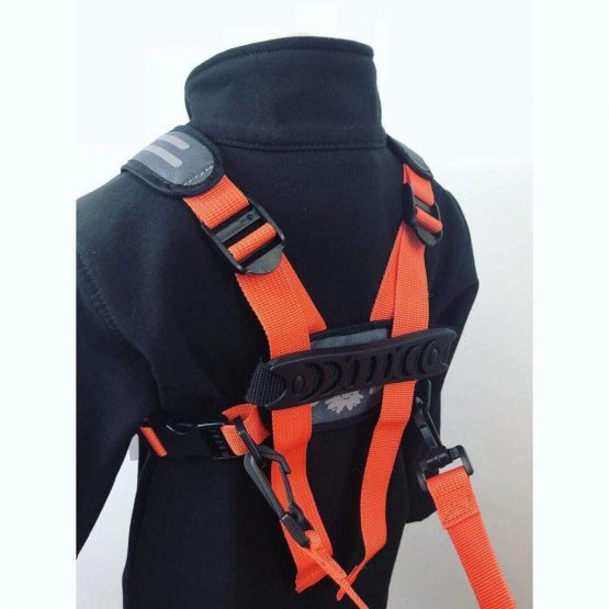 Hobble De Hoo Active Childs Harness Kids Harness for Everyday Safety and Activities Ski Harness, Grey/Black/Orange - Image 2