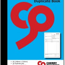 Cherry NCR Invoice Duplicate Book, A5, 50 Sets