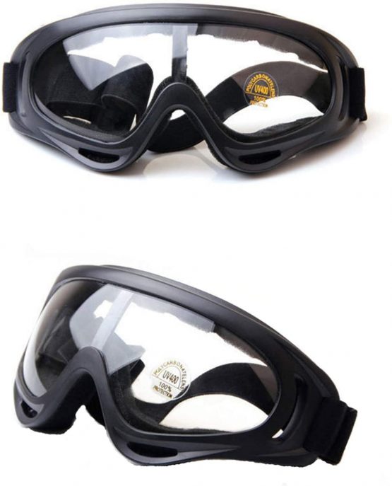 HONGCI 2 Pack Safety Glasses,Anti Fog and UV Protection Protective Clear Goggles,Safety Protection Glasses,Safety Goggles for Kids Nerf Gun Battles,Construction,DIY,Lab,Welding,Chemistry,Personal Use