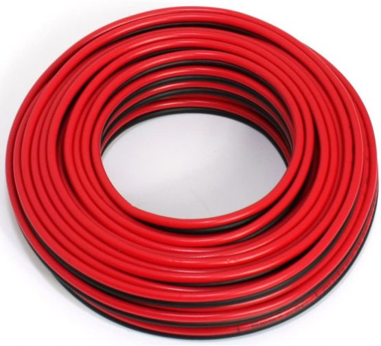 Loudspeaker Cable 2 x 1.50 mm² - 10 m - Red/Black - CCA - Audio Cable - Box Cable
