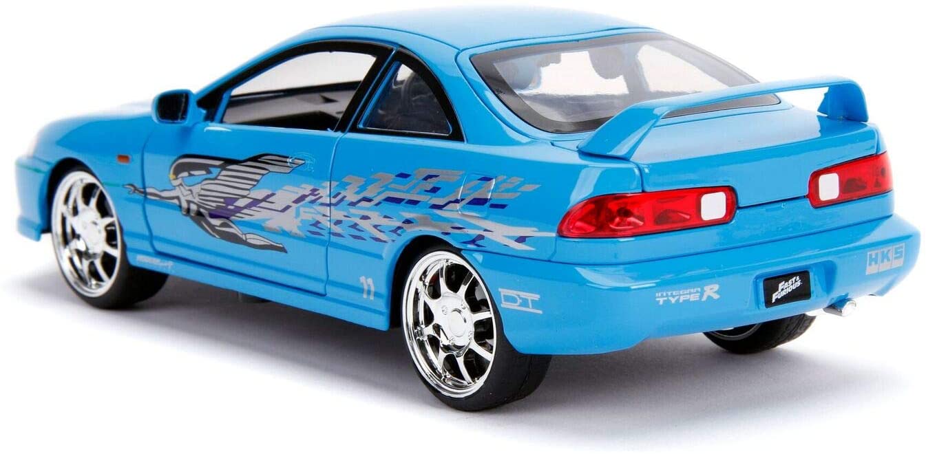 Jada 253203053 1:24 Mia's Honda Integra Type R, Blue, Medium - Image 3