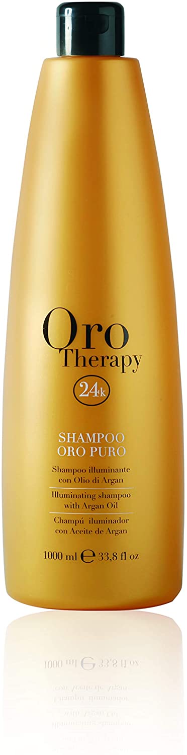 Fanola Orotherapy, Gentle Cleaning Illuminating Shampoo Infused with Microactive Gold