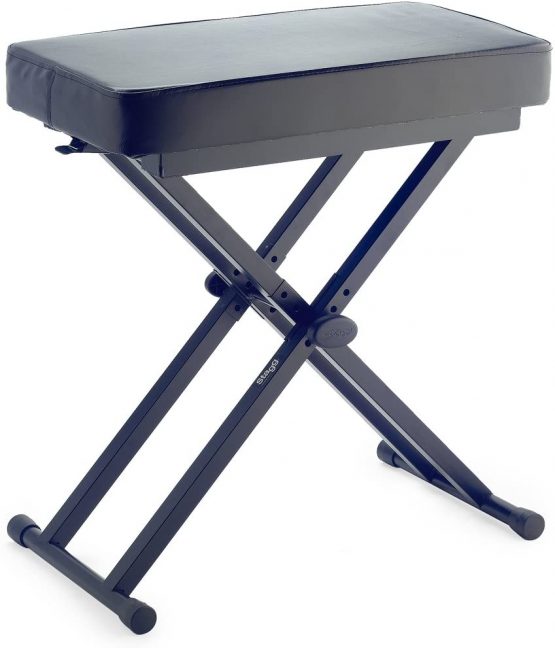 Stagg KEB-A60 Adjustable Keyboard Bench - Double Braced