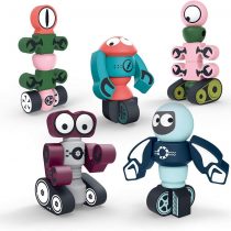 Gifts2U Magnetic Robots, 35PCS Magnet Blocks Set for Kids with Storage Box, Stacking Toy STEM Educational Playset for Boys and Girls Ages 3 4 5 6 7 8 9