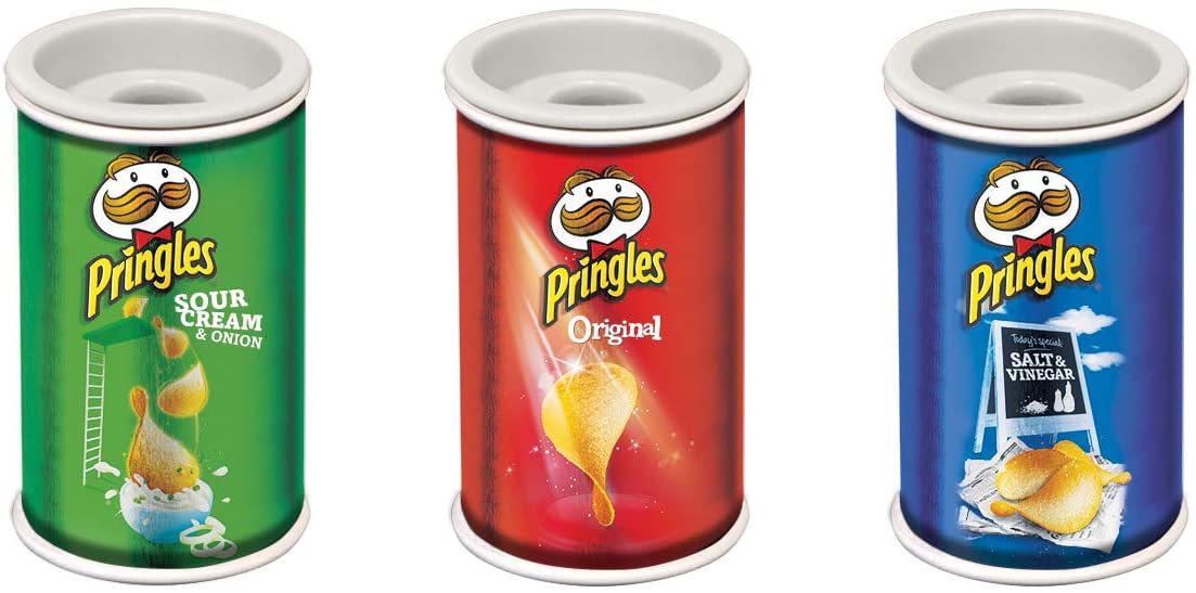Helix Pringles Pencil Sharpener (Bulk pack), 10 Count (Pack of 1)