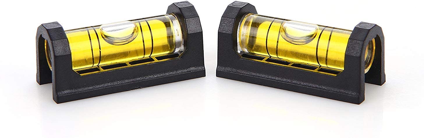 Aoderda 2 Pcs Magnetic Magnet Bubble Spirit Level for Measuring Instrument, Black - Image 3