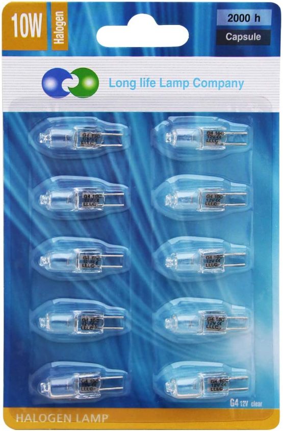 Long Life Lamp Company G4 Halogen Bulb 10w, 10 W, Warm White - Image 2