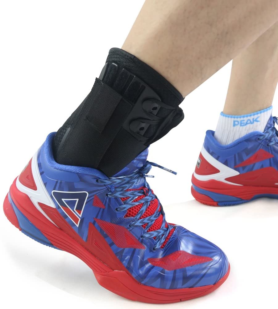 Kuangmi Ankle Brace Lace Up with Side Stabilizers and Cross Auxiliary Fixing Belt Strength Protection 1 Piece (Large) - Image 4
