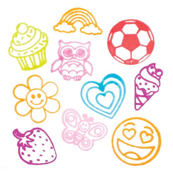 Baker Ross AW727 Novelty Self-Inking Stampers (Pack of 10), Assorted - Image 2