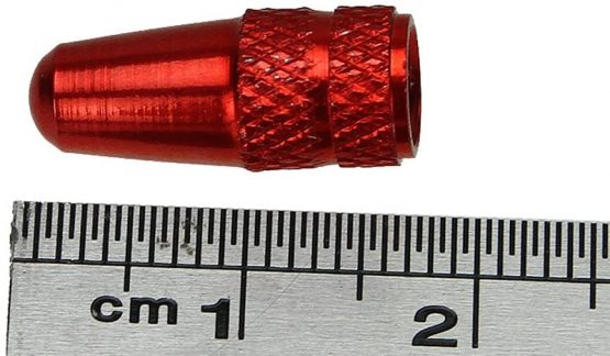 Yuauy 10 PCs Red MTB PRESTA Bike Bicycle Road Racing Coloured Metal Valve Cap Dust Covers - Image 2