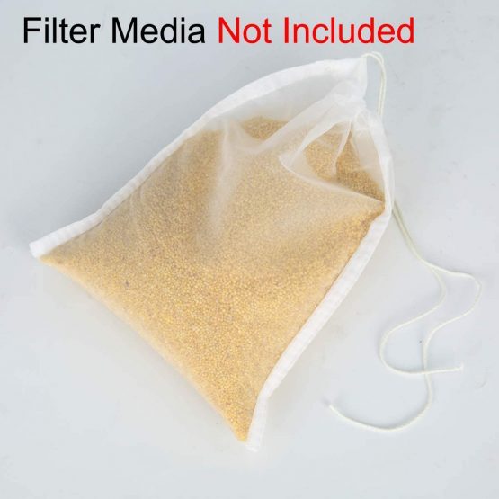 SLSON 12Pcs Media Filter Bag Aquarium Fine 180 Micron Mesh Filter Bags