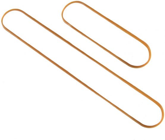 50 Pieces Large Rubber Bands Trash Can Band Set Elastic Bands for Office Supply, Trash Can, File Folders, Cat Litter Box (Dark Yellow) - Image 4