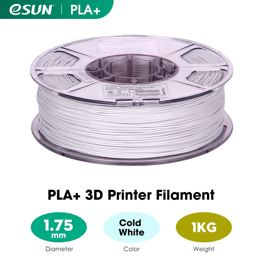 eSUN PLA+ Filament 1.75mm, Enhanced Toughness 3D Printer Filament PLA Plus, Dimensional Accuracy +/- 0.03mm - Image 2