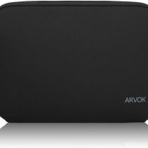 Arvok 15-15.6 Inch Laptop Sleeve Multi-Color & Size Choices Case/Water-Resistant Neoprene Notebook Computer Pocket Tablet Briefcase Carrying Bag/Pouch Skin Cover for Acer/Asus/Dell/Lenovo/HP, Black