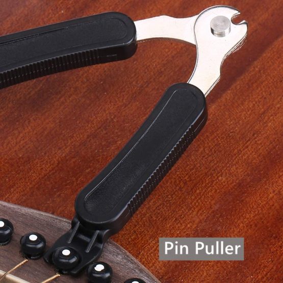 Guitar String Winder Cutter and Bridge Pin Puller, Guitar Repair Tool Functional 3 in 1 (with 24 picks) - Image 4