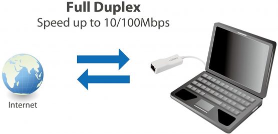 Edimax EU-4208 USB 2.0 Fast Ethernet Adapter - White - Image 4