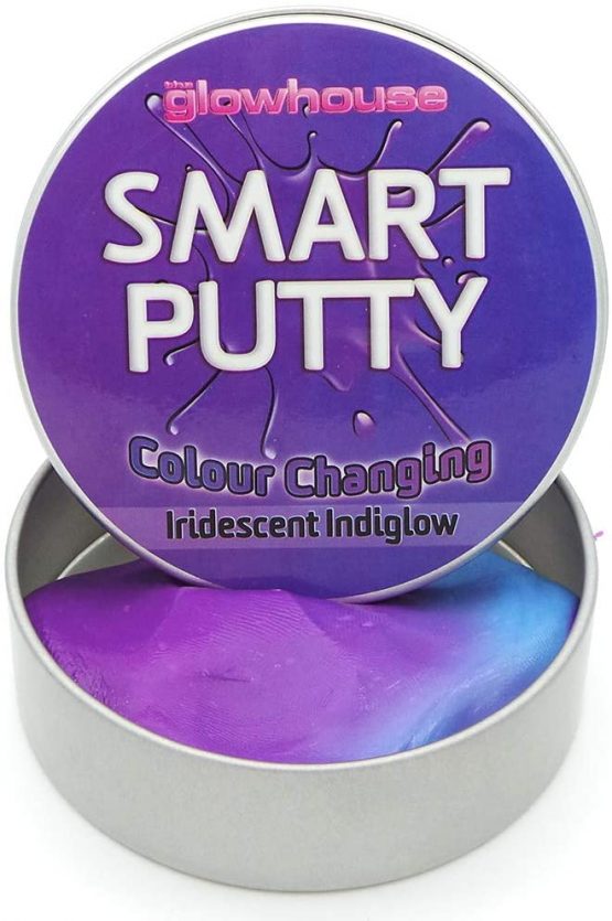 The Glowhouse Colour Changing Smart Putty Purple to Blue Heat Sensitive