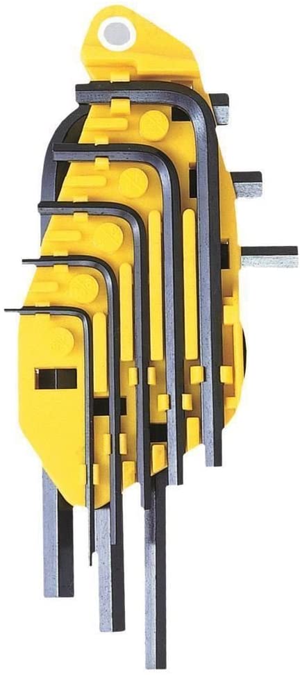 Stanley Hex Key Set - Af 0 69 252, Yellow, Set of 8 Imperial (1/16 - 1/4in)