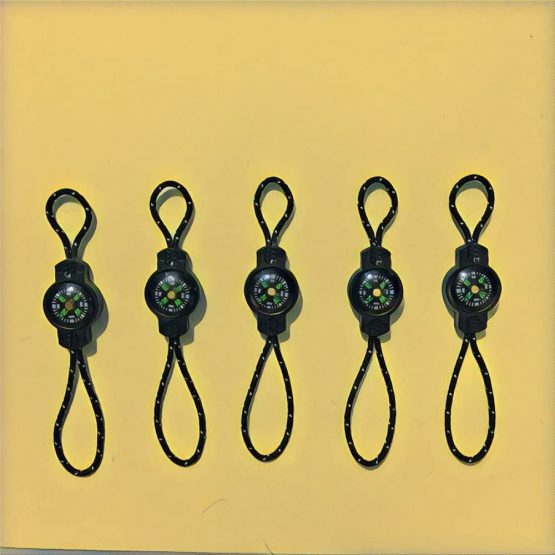 Qpower 20PCS Compass Zipper Pull Fits for Sport Outdoor Travel Backpack Shoulder Bag Key Holder zipper Fixer (20PC-big) - Image 2