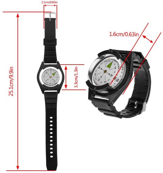 Wrist Compass,Outdoor Gear Compass for Navigation, Orienteering and Survival - Image 4