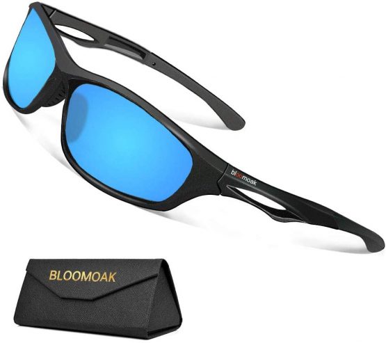 Bloomoak Cycling Sunglasses/Polarized Sport Sunglasses/UV Protection / TR90 Unbreakable Frame - Fit for Driving/Running/Sunglasses(Blue)