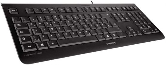 CHERRY KC 1000 WIRED KEYBOARD - BLACK - Image 2