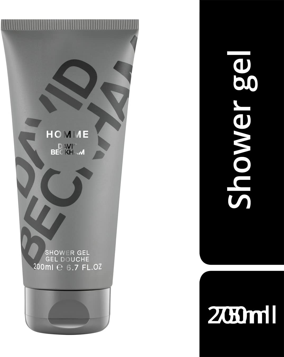 David Beckham Homme Shower Gel Body Wash for Men 200 ml, Clear, 200 ml (Pack of 1) - Image 2