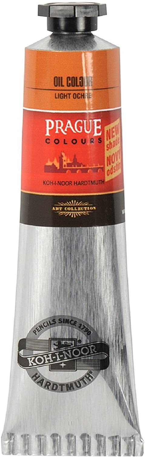 KOH-I-NOOR 40 ml Artists Oil Colour Paint - Light Ochre