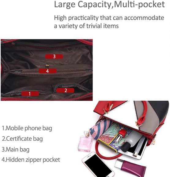 NICOLE & DORIS Handbags for ladies womens handbag splicing color crossbody bags the latest trends - Image 4