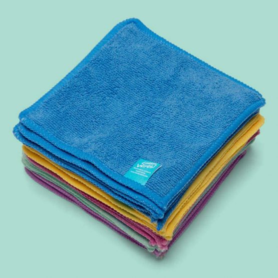 Cheeky Wipes - 25 Microfibre Washable Baby Wipes, 15x15cm Multi-Colour Rainbow Pack Washcloths, Extra Soft & Reusable, Perfect for Baby's Hands & Face - Image 4