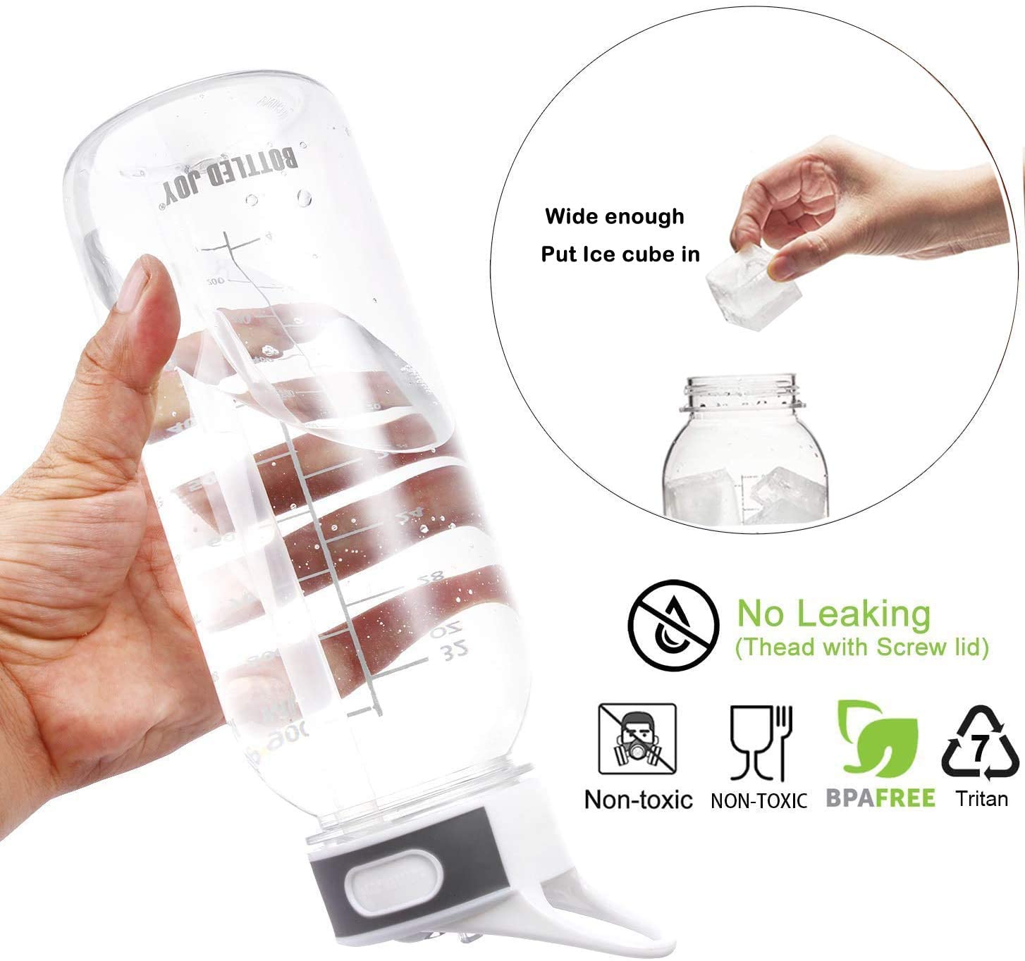 VENNERLI Sports Water Bottle with Straw 1Litre Durable Leakproof BPA Free Tritan 