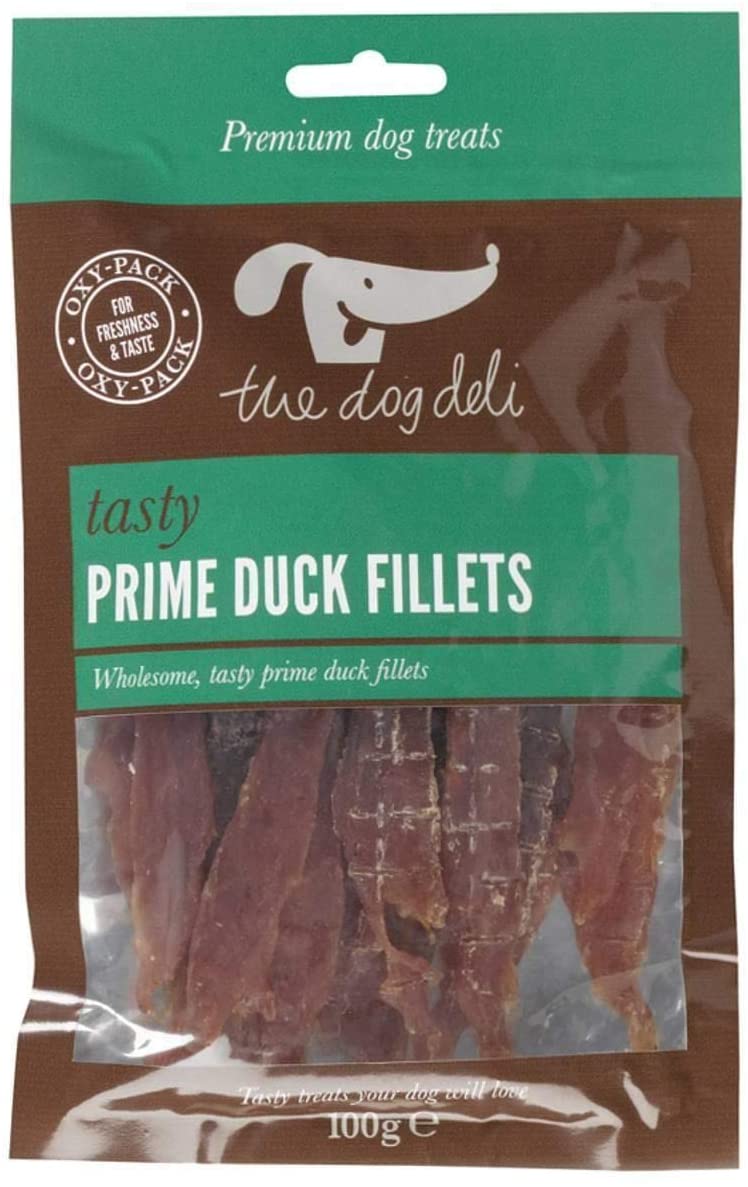 PetFace Premium Duck Fillets for Dogs from The Dog Deli, 10 g (Pack of 10)