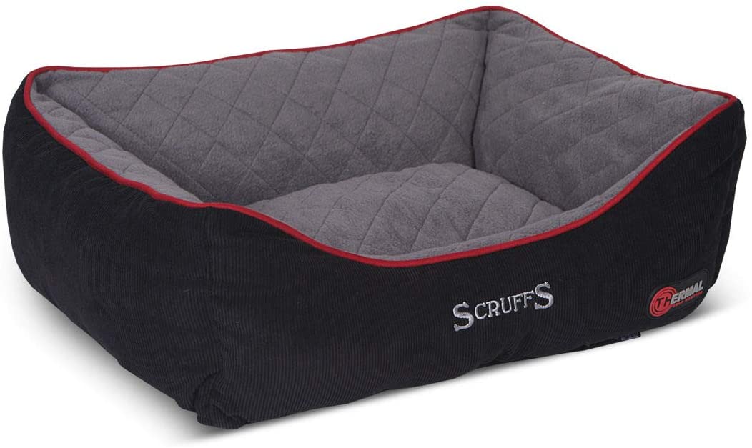 Scruffs Thermal Box Bed (M) Black, 60 x 50 x 20 cm (L x W x H)