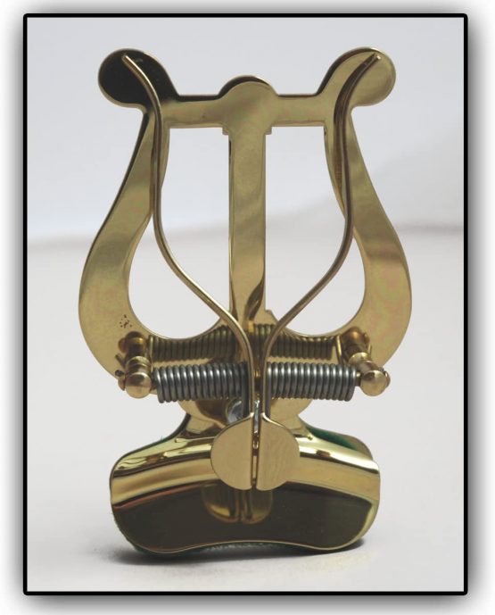 Trumpet Lyre for Trumpet, Cornet, Flugelhorn Clamp Bell Soundman Marching Lyra Music Stand (Laquered)
