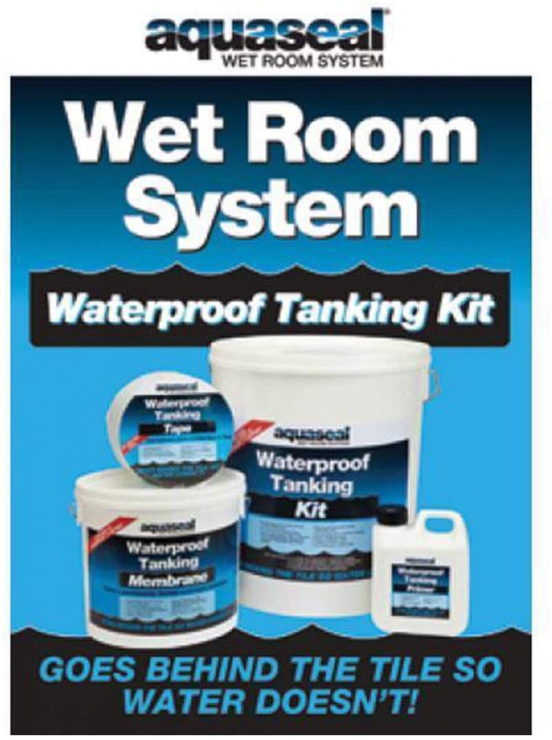 Everbuild Aquaseal Wet Room System - Flexible - Waterproof - Easy To Apply - Internal And External - Standard Kit - Image 2