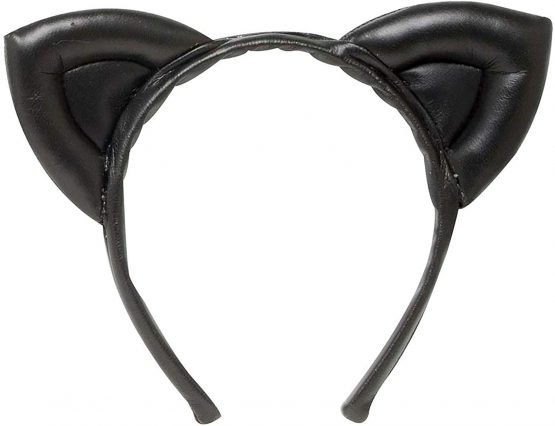 Cat Ears Leatherlook Accessory for Animal Fancy Dress