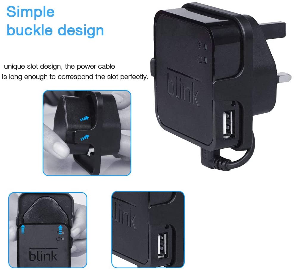 HOLACA Outlet Holder Compatible with Blink Sync Module 2 Blink Sync Module, 1 PCS Module Mount, Black, 1PCS - Image 4