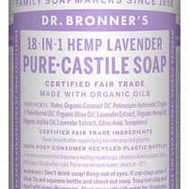 Dr. Bronner's, Organic PureCastile Liquid Soap, Lavender, 473 ml