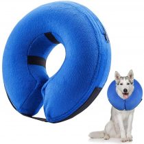 Frifer Adjustable Inflatable Recovery Collar for Dogs and Cats, L (Neck Cirfumference: 42-55cm / 16.6-21.6in)