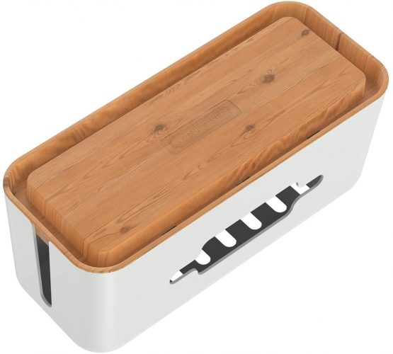 Cable Tidy Box Large for Storage Extension Lead, Management and